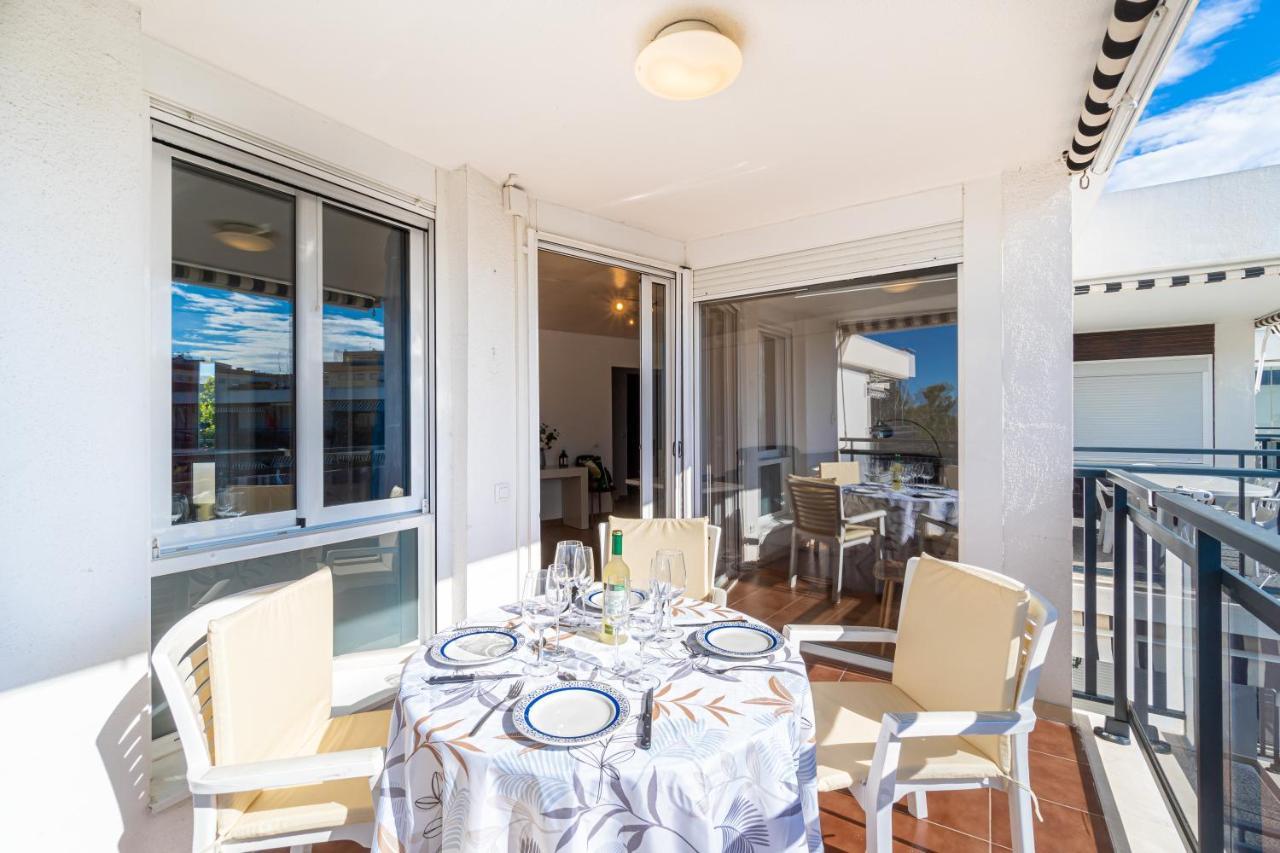 Ferienwohnung Salou Vista Al Mar Con Parking - 4 Ambientes Exterior foto